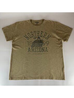 Northern Arizona University Lumberjacks NCAA Vintage Beige Banner 47 Shirt Large